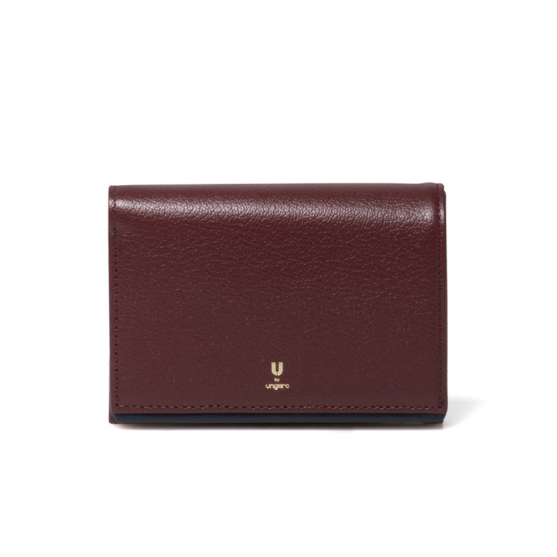 U by ungaro ソフィア L字ファスナー折り財布 ボルドー
