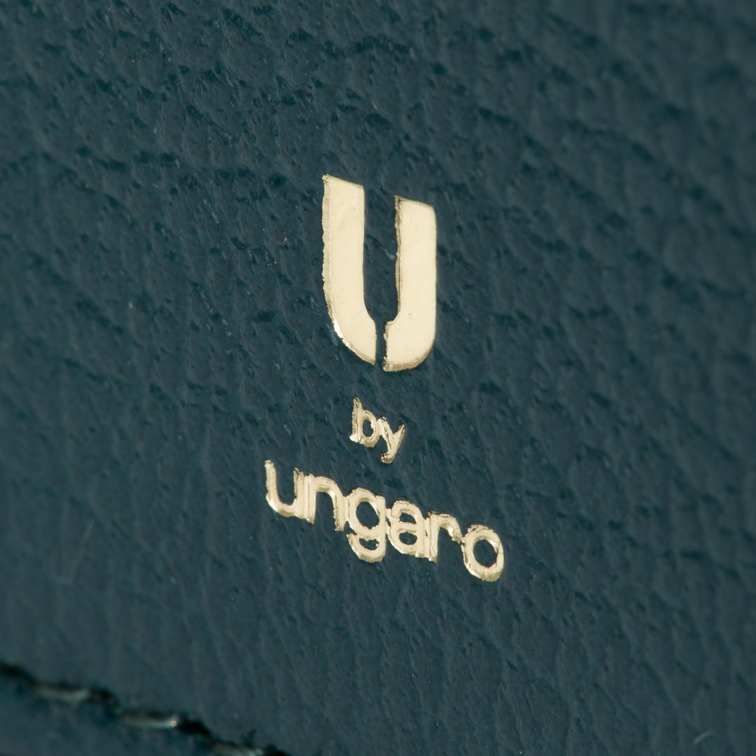U by ungaro ソフィア L字ファスナー折り財布 グリーン