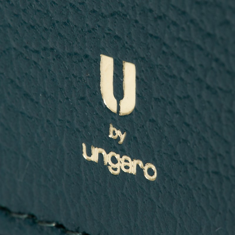 U by ungaro ソフィア L字ファスナー折り財布 グリーン