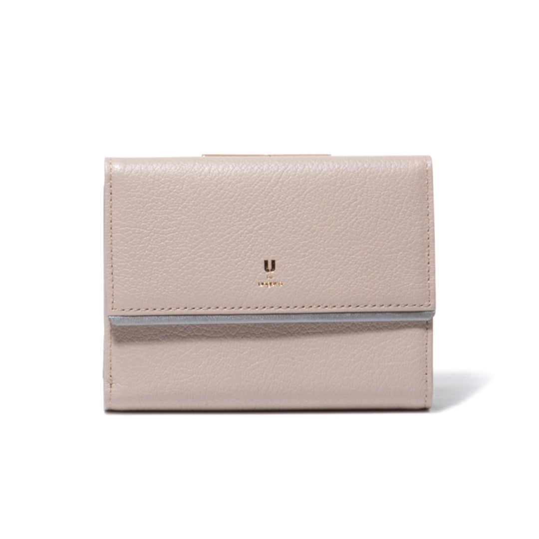  U by ungaro ソフィア 口金折り財布 アイボリー