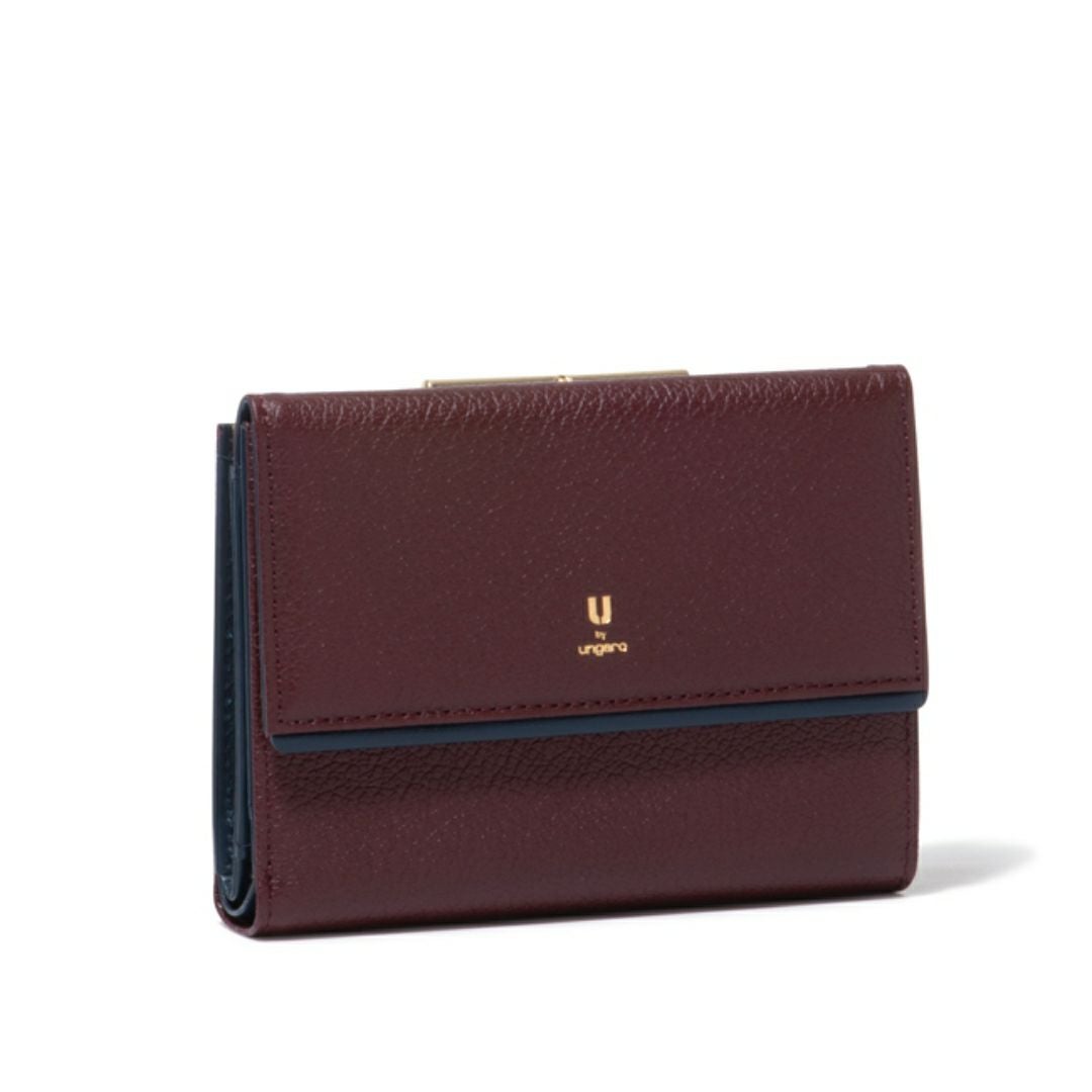  U by ungaro ソフィア 口金折り財布 ボルドー