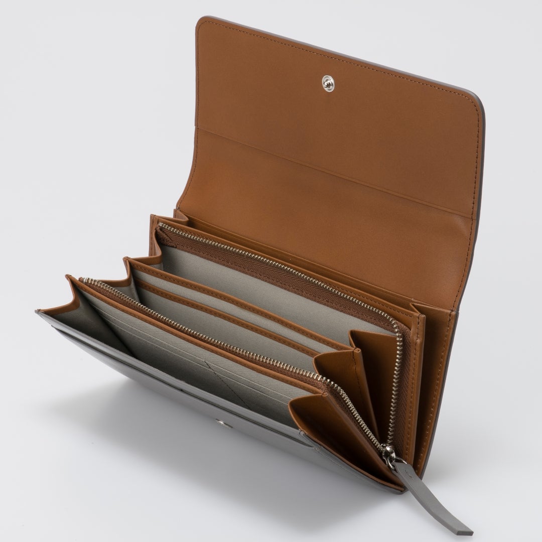 MARGARET HOWELL idea ベンジャミン 長財布 グレー