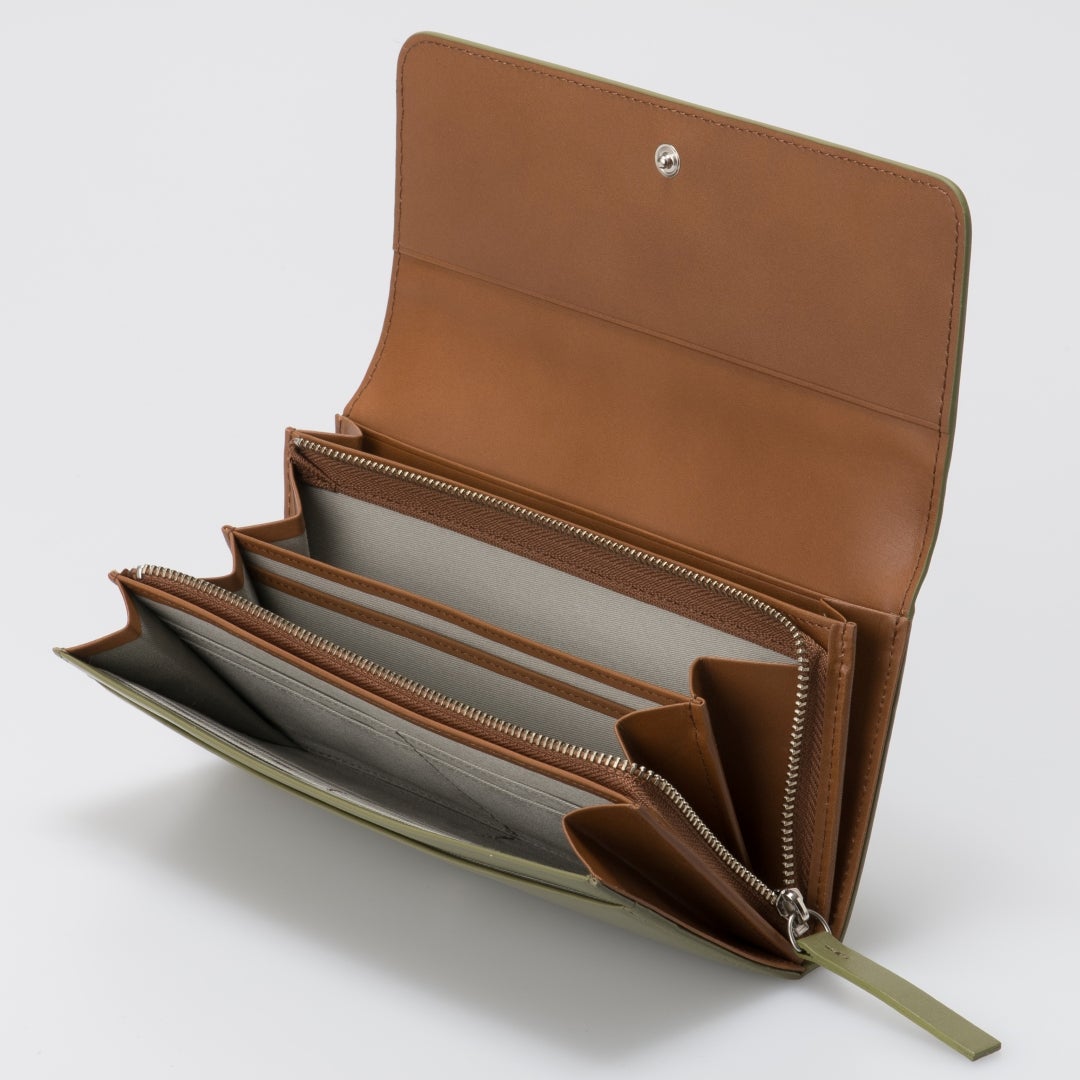 MARGARET HOWELL idea ベンジャミン 長財布 オリーブ