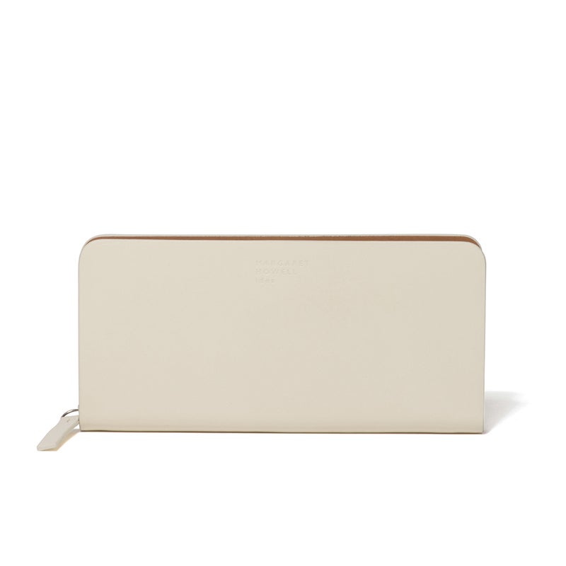 MARGARET HOWELL idea ベンジャミン ラウンドファスナー長財布 オフホワイト