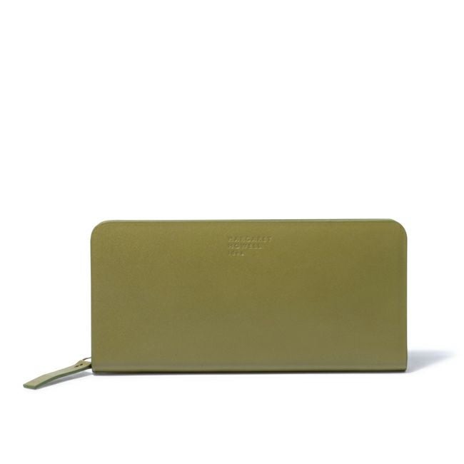 新品★マーガレットハウエル★ベンジャミン ファスナー長財布★オリーブグリーン MARGARET HOWELL idea ベンジャミン ラウンドファスナー長財布 商品
