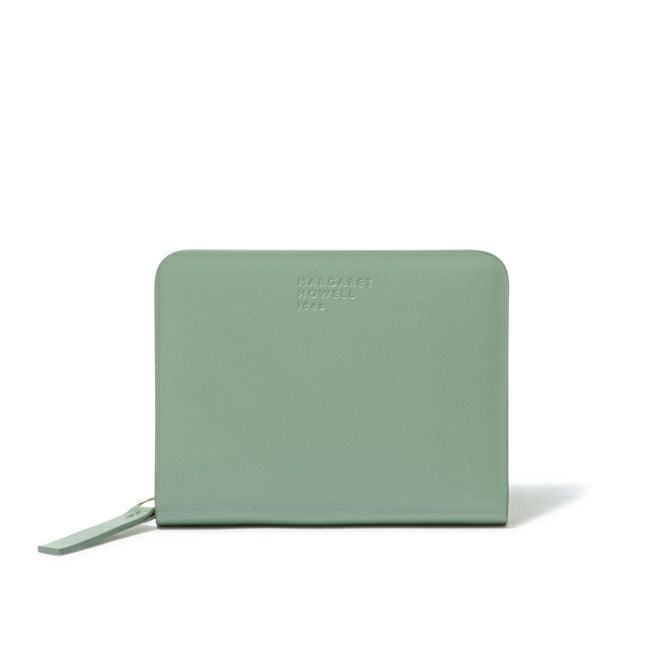 新品★マーガレットハウエル★新ベンジャミンファスナー2つ折り財布★ブルー 新品☆マーガレットハウエル☆ベンジャミン ラウンドファスナー2