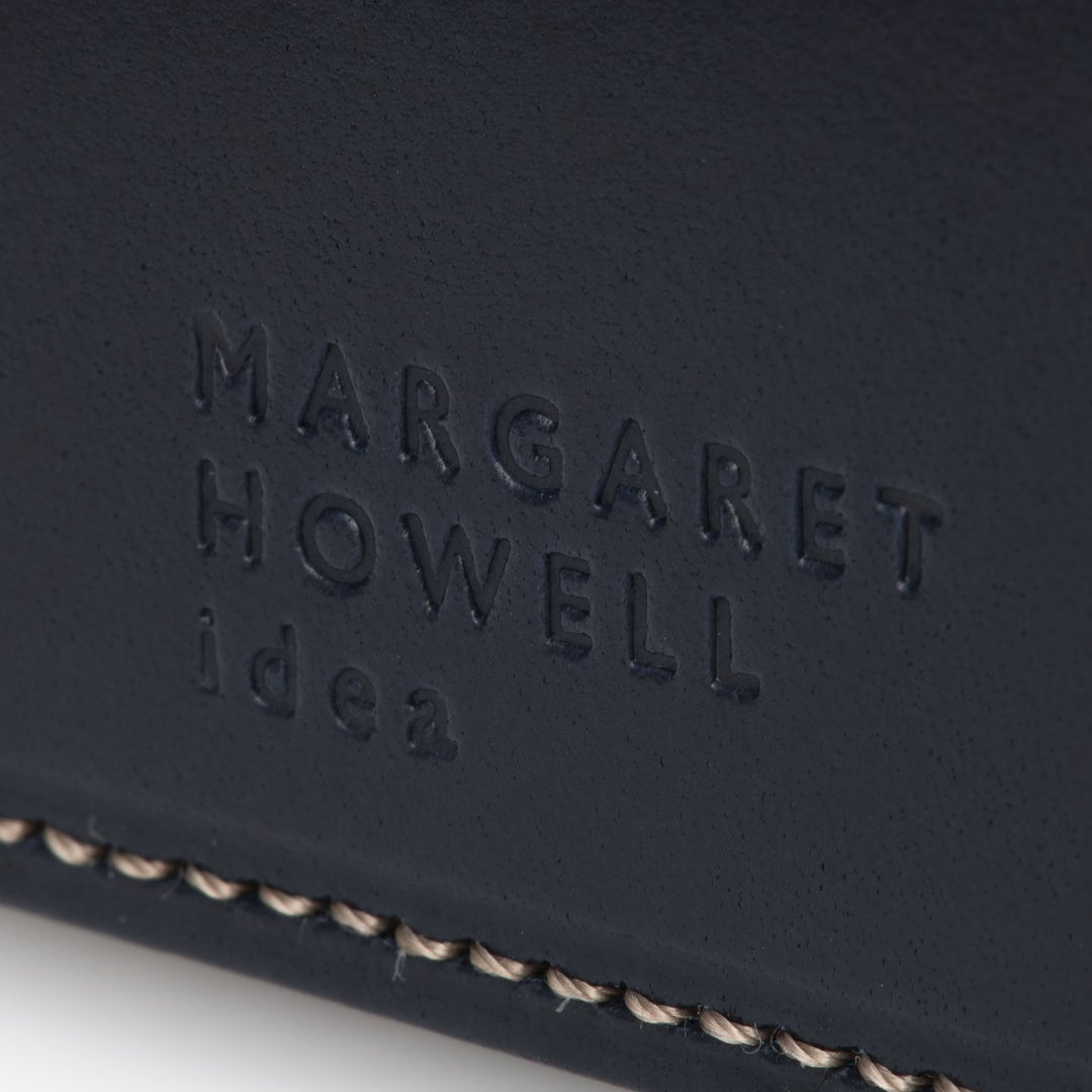 MARGARET HOWELL idea エージングエフェクト 名刺入れ ブルー