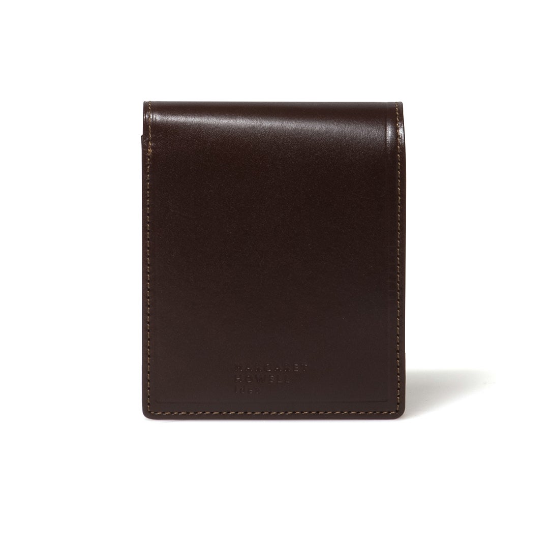 MARGARET HOWELL idea エージングエフェクト 折り財布 チョコ
