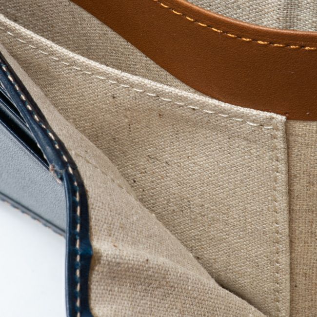 MARGARET HOWELL idea エージングエフェクト 折り財布 ブルー