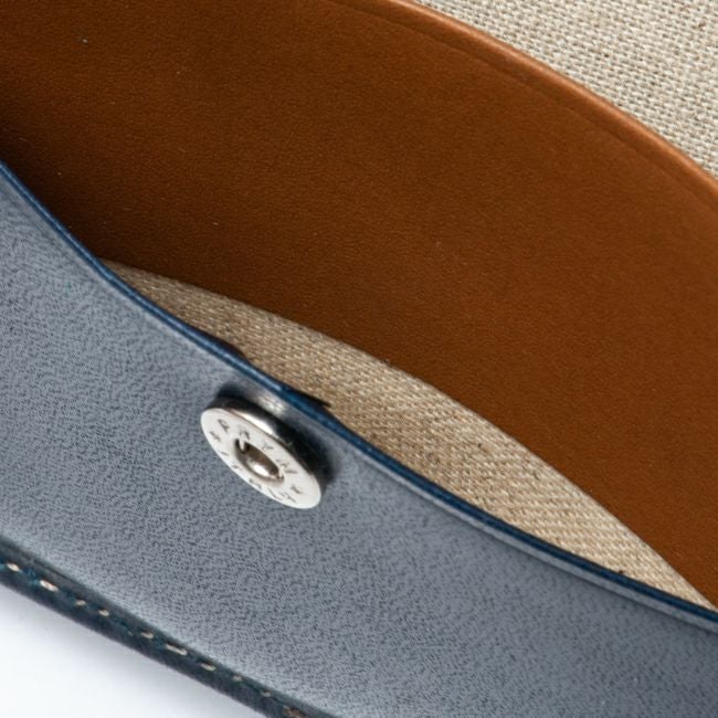 MARGARET HOWELL idea エージングエフェクト 折り財布 ブルー