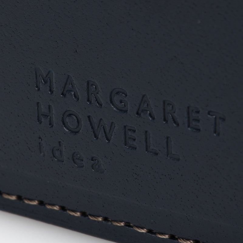 MARGARET HOWELL idea エージングエフェクト 折り財布 ブルー