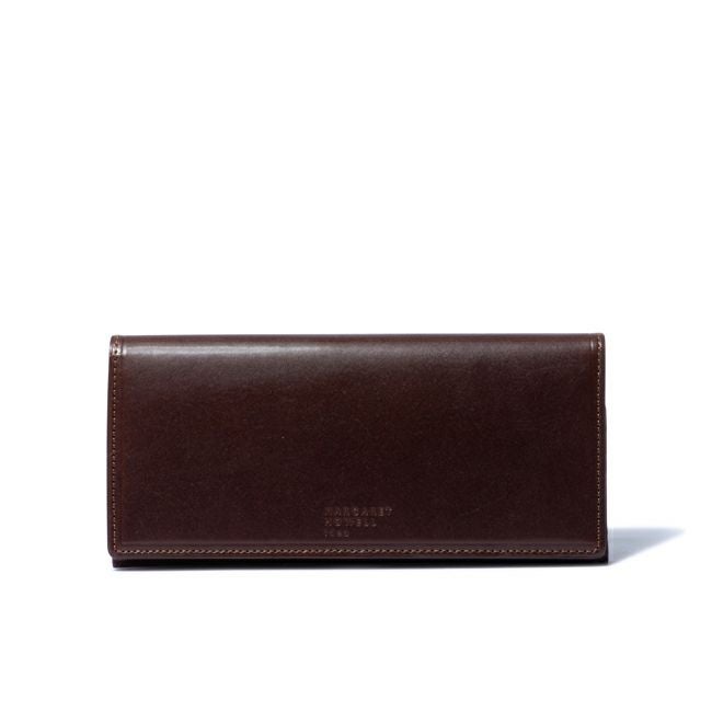 MARGARET HOWELL ideaエージングエフェクト 長財布 チョコ