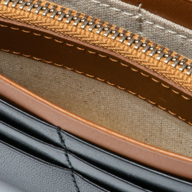 MARGARET HOWELL ideaエージングエフェクト 長財布 ブラック