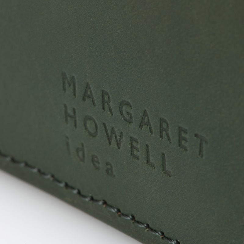 MARGARET HOWELL idea ナチュラルタンニング 名刺入れ グリーン