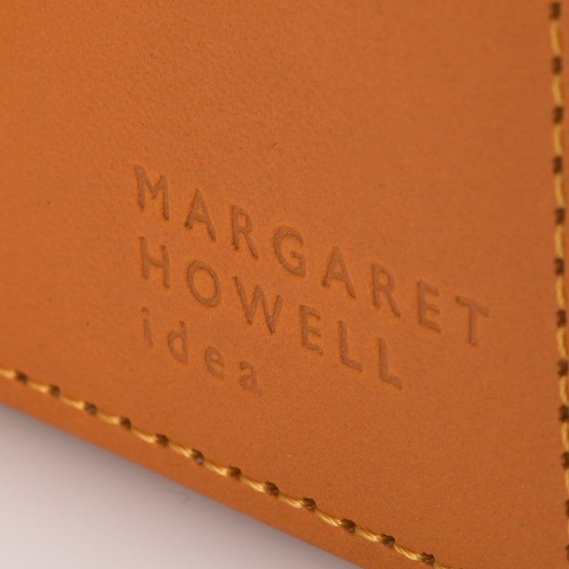 MARGARET HOWELL idea ナチュラルタンニング 折り財布 マスタード