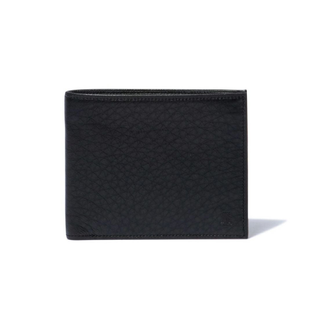 LANVIN COLLECTION DEER SKIN 二つ折り財布 ブラック