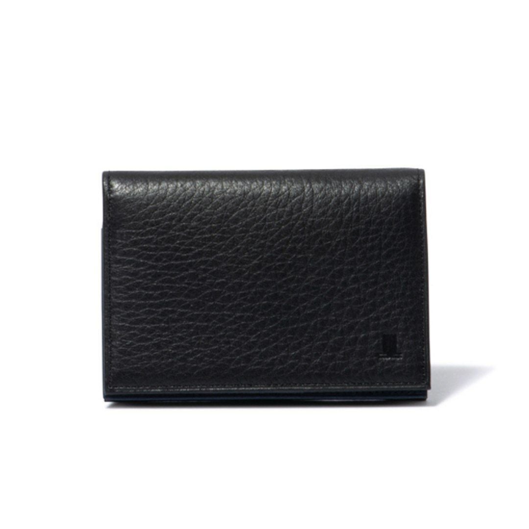 LANVIN COLLECTION DEER SKIN 名刺入れ ブラック