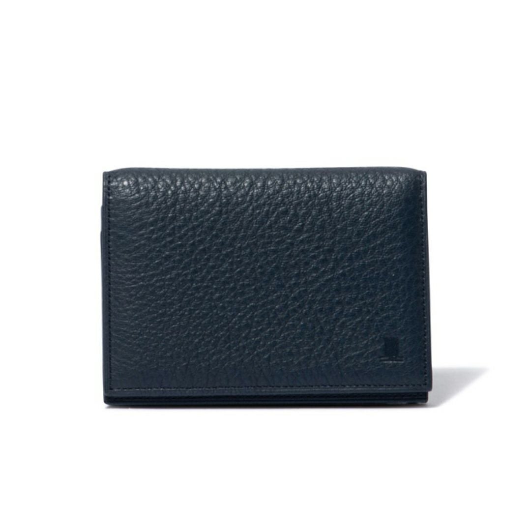 LANVIN COLLECTION DEER SKIN 名刺入れ ネイビー