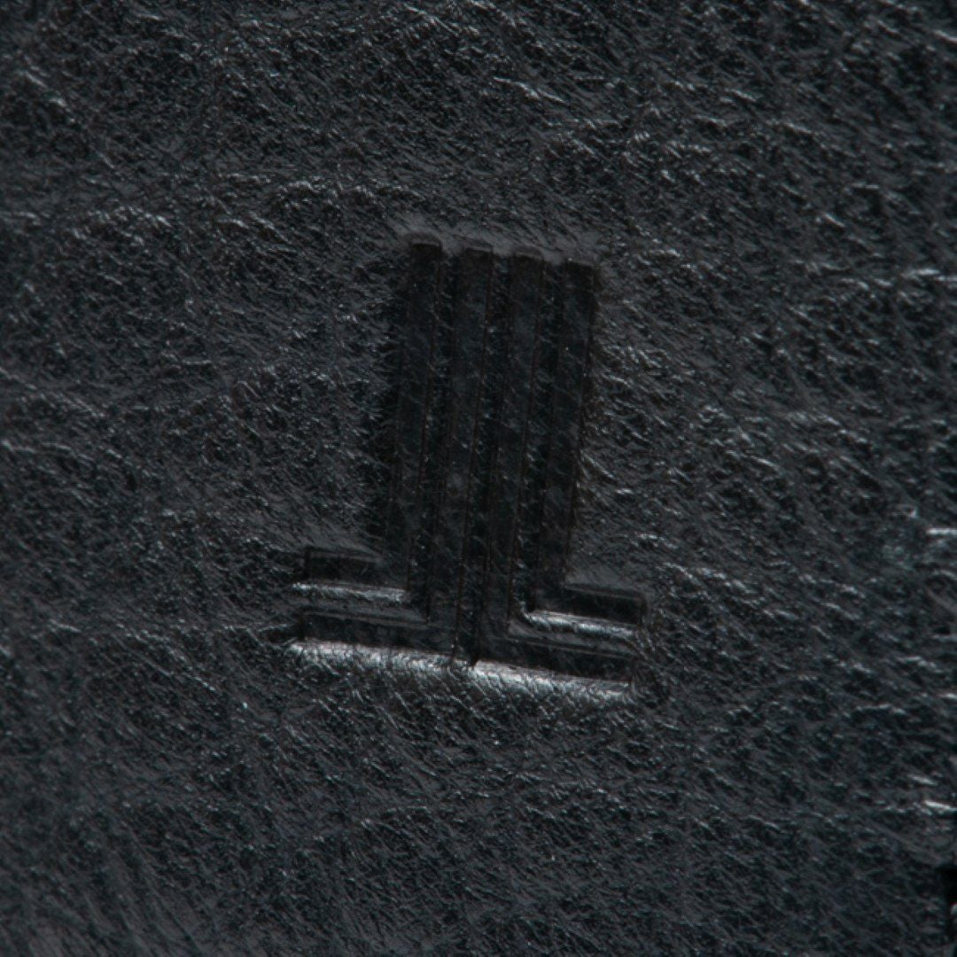 LANVIN COLLECTION DEER SKIN 名刺入れ ブラック