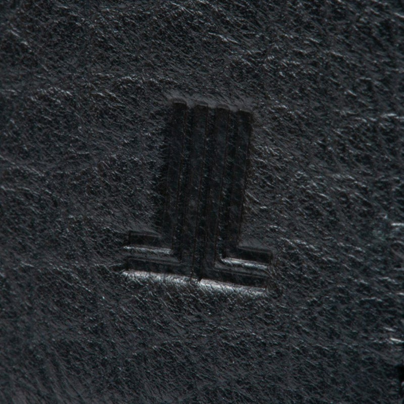 LANVIN COLLECTION DEER SKIN 名刺入れ ブラック