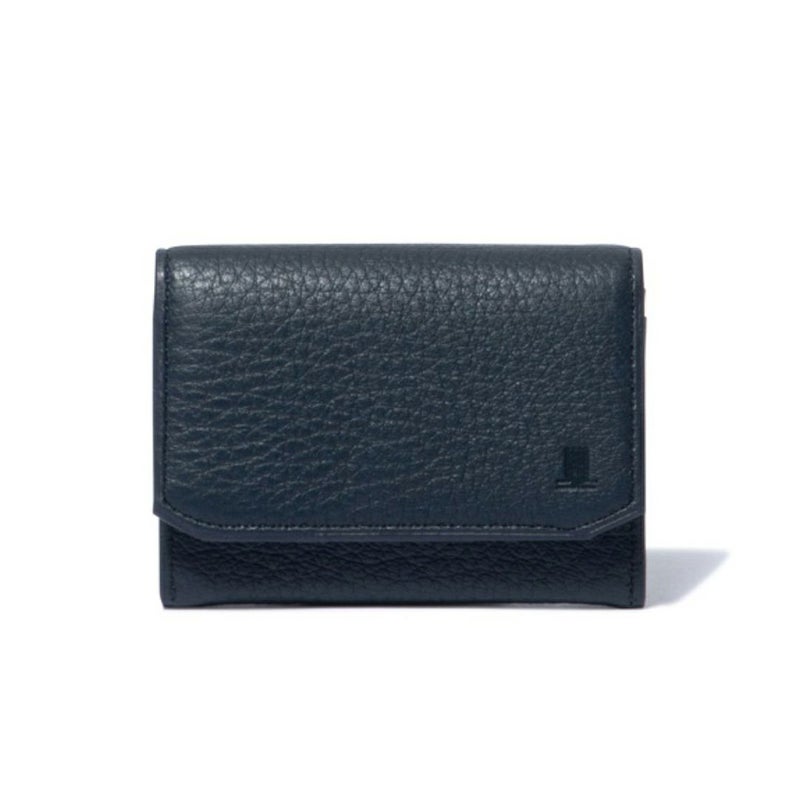 LANVIN COLLECTION DEER SKIN 小銭入れ ネイビー