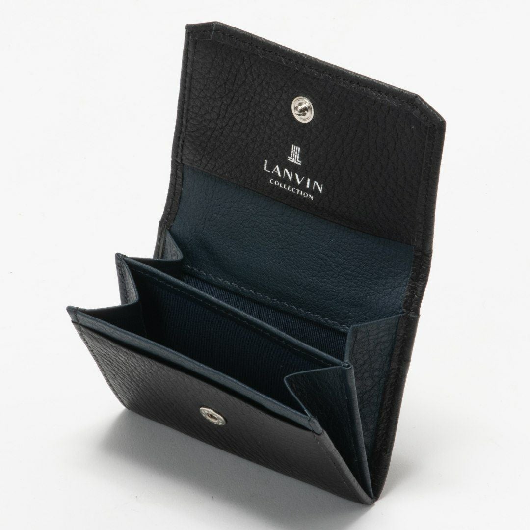 LANVIN COLLECTION DEER SKIN 小銭入れ ブラック