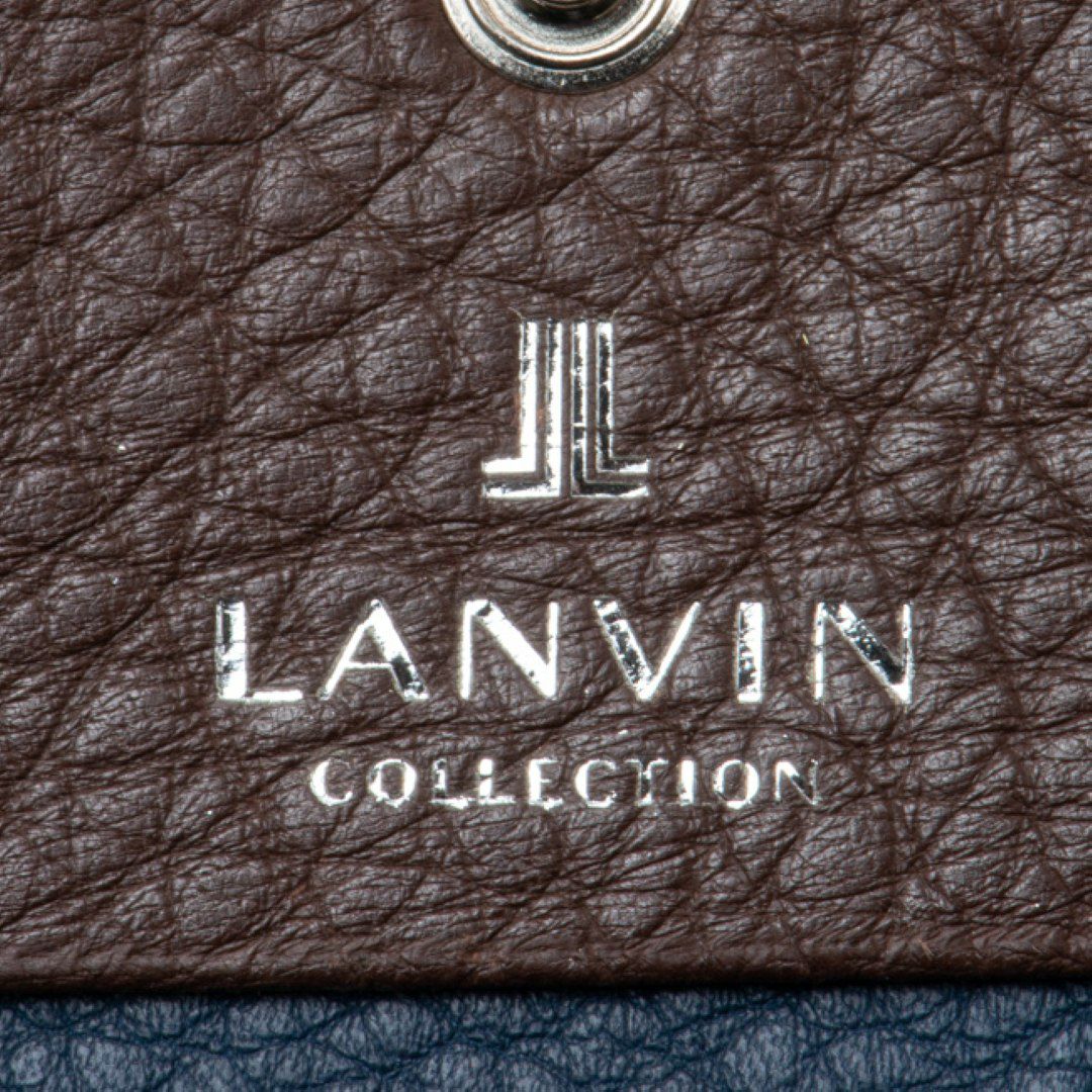 LANVIN COLLECTION DEER SKIN 小銭入れ チョコ