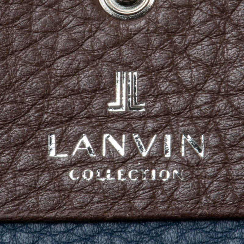 LANVIN COLLECTION DEER SKIN 小銭入れ チョコ