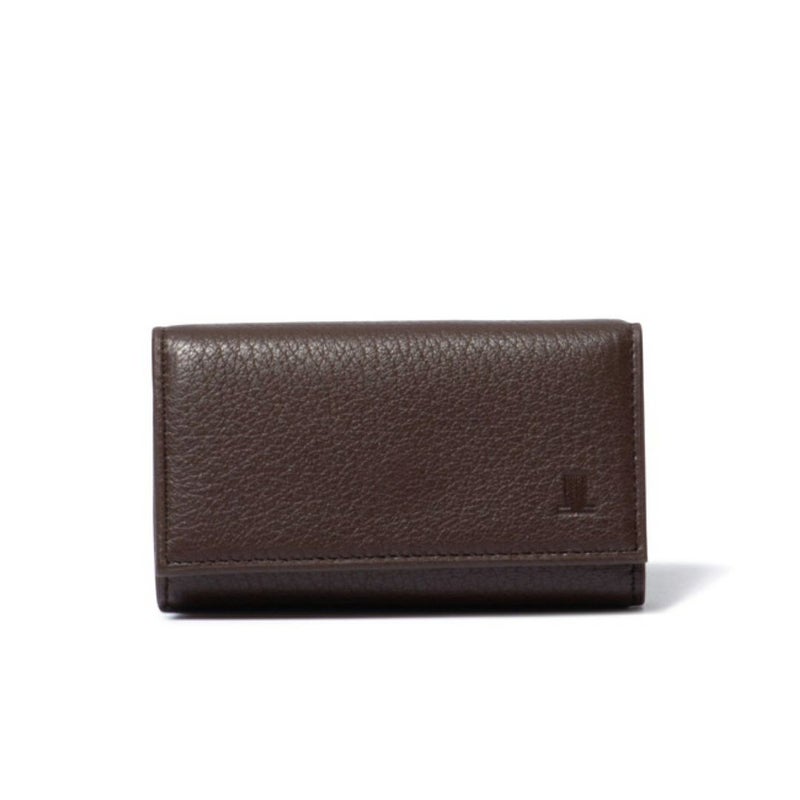 LANVIN COLLECTION DEER SKIN キーケース チョコ