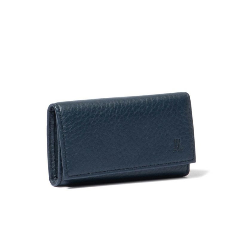 LANVIN COLLECTION DEER SKIN キーケース ネイビー