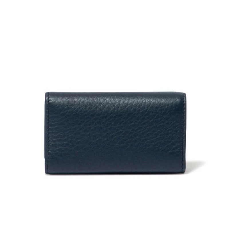 LANVIN COLLECTION DEER SKIN キーケース ネイビー