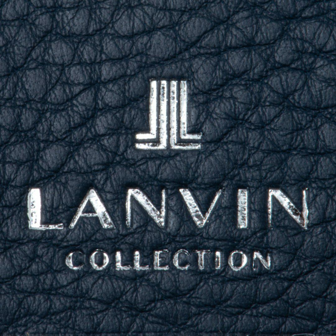 LANVIN COLLECTION DEER SKIN キーケース ネイビー