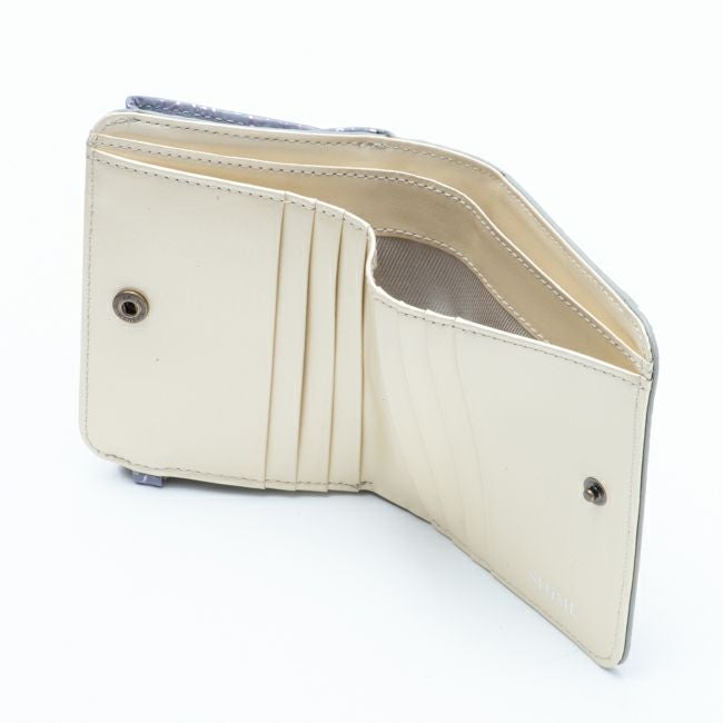 【新品】シィメフラワー✨アラベスク BOX小銭入れ付き 折り財布 財布 パープル SHiME 【正規販売店】SHiME FLOWER アラベスク BOX小銭入れ付き折り