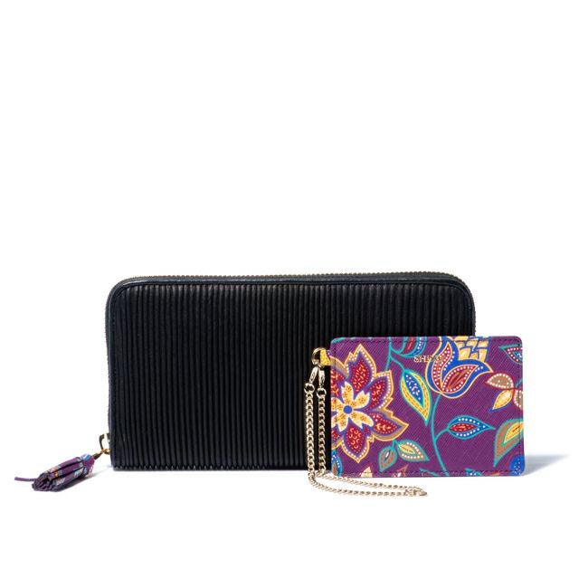 SHiME FLOWER ギャザリー 長財布 商品｜THE BAGMANIA
