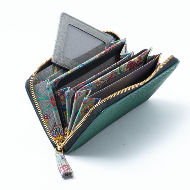 SHiME FLOWER ギャザリー 長財布