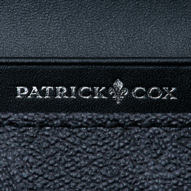 PATRICK COX プレイドキングス ファスナー付き長財布 ブラック
