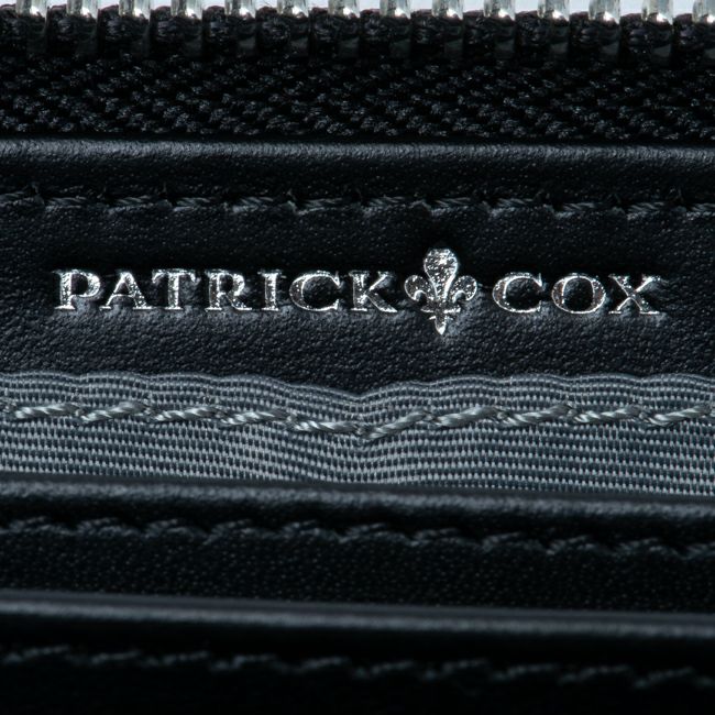 PATRICK COX プレイドキングス ラウンドファスナー長財布 グレー