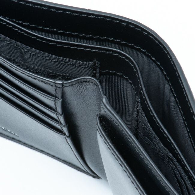 PATRICK COX プレイドキングス 小銭入付二つ折り財布 ブラック