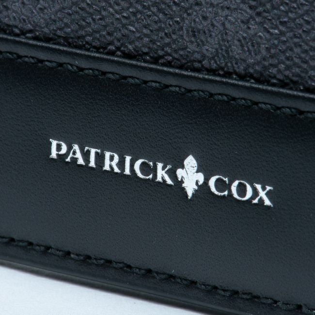 PATRICK COX プレイドキングス 小銭入付二つ折り財布 ブラック