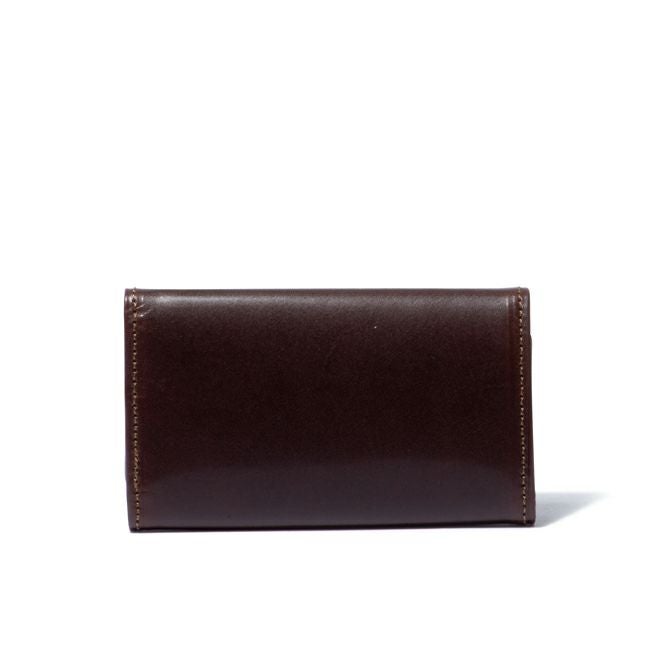 MARGARET HOWELL ideaエージングエフェクト キーケース付き札入れ チョコ