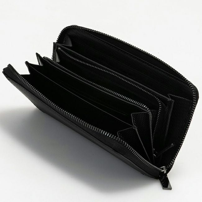 LANVIN COLLECTION LEATHER COMBINATION ラウンドファスナー長財布