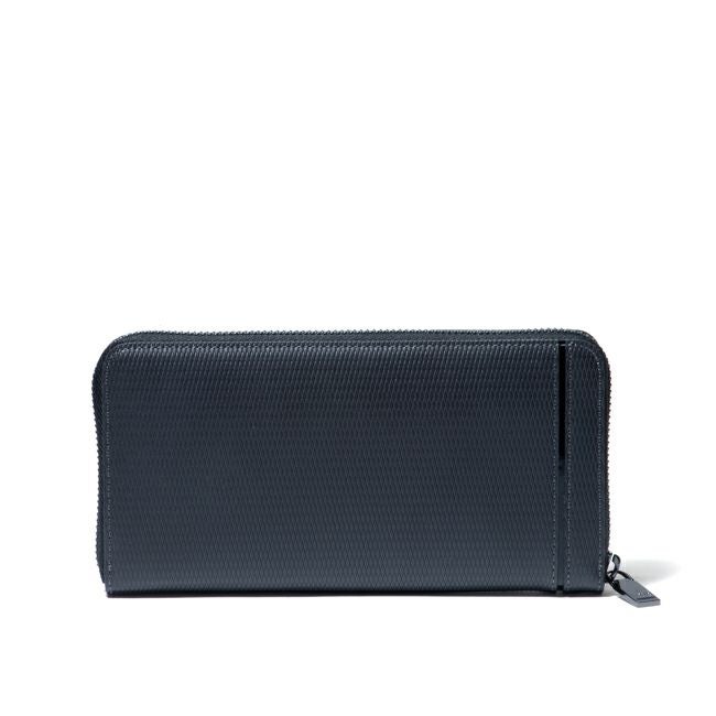 LANVIN COLLECTION LEATHER COMBINATION ラウンドファスナー長財布 グレー