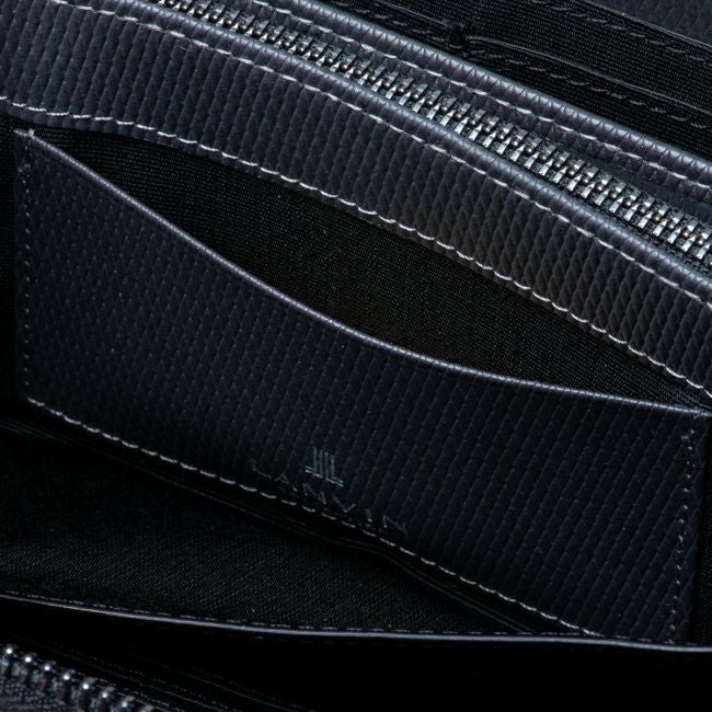LANVIN COLLECTION LEATHER COMBINATION ラウンドファスナー長財布