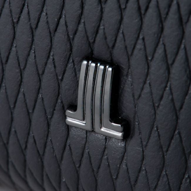 LANVIN COLLECTION LEATHER COMBINATION ラウンドファスナー長財布 グレー