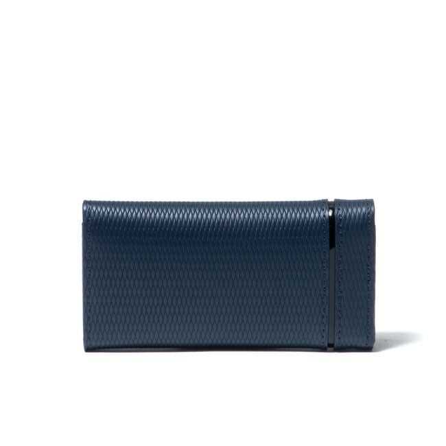 LANVIN COLLECTION LEATHER COMBINATION キーケース ネイビー