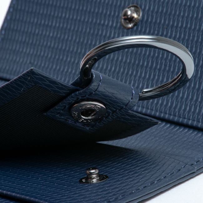 LANVIN COLLECTION LEATHER COMBINATION キーケース ネイビー