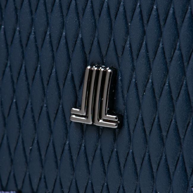 LANVIN COLLECTION LEATHER COMBINATION キーケース ネイビー