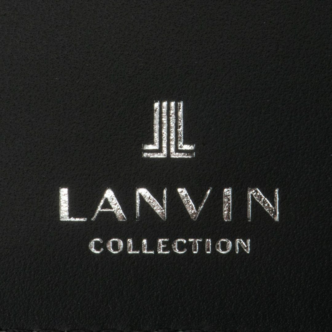 LANVIN COLLECTION couleur du vin 小銭入れ付き二つ折り財布(縦型) グリーン