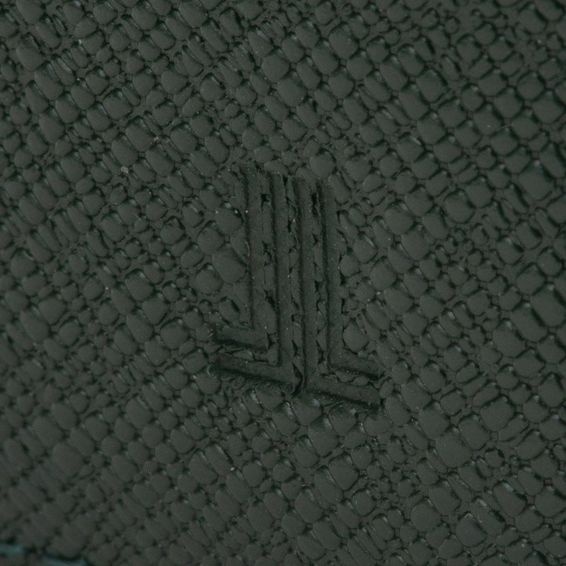 LANVIN COLLECTION couleur du vin 小銭入れ付き二つ折り財布(縦型) グリーン