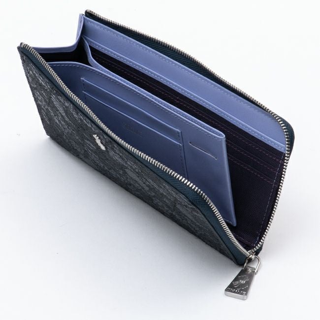 SHiME FLOWER コリーナレース L字ファスナー長財布 商品｜THE BAGMANIA